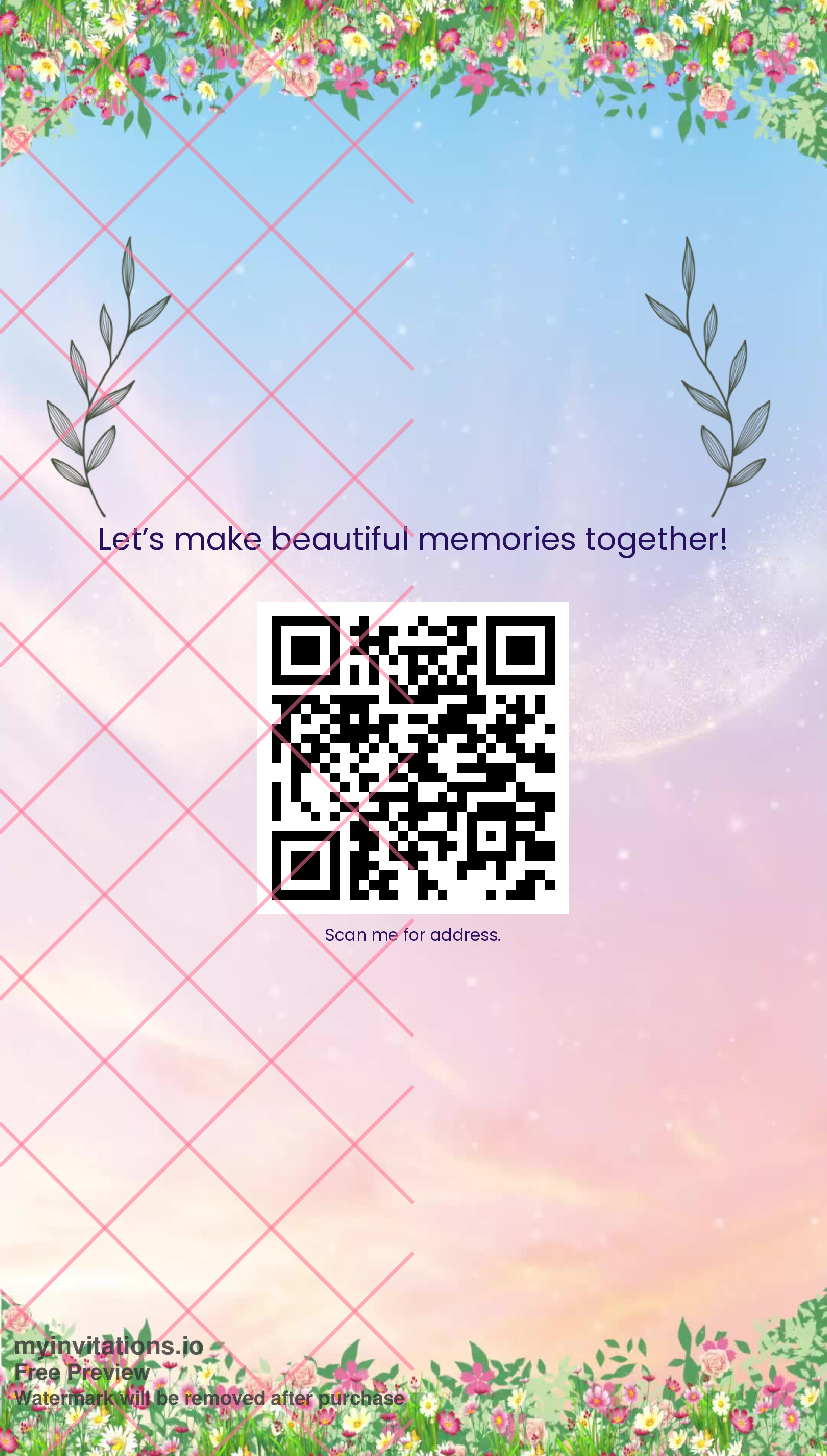 Anniversary invitation two page