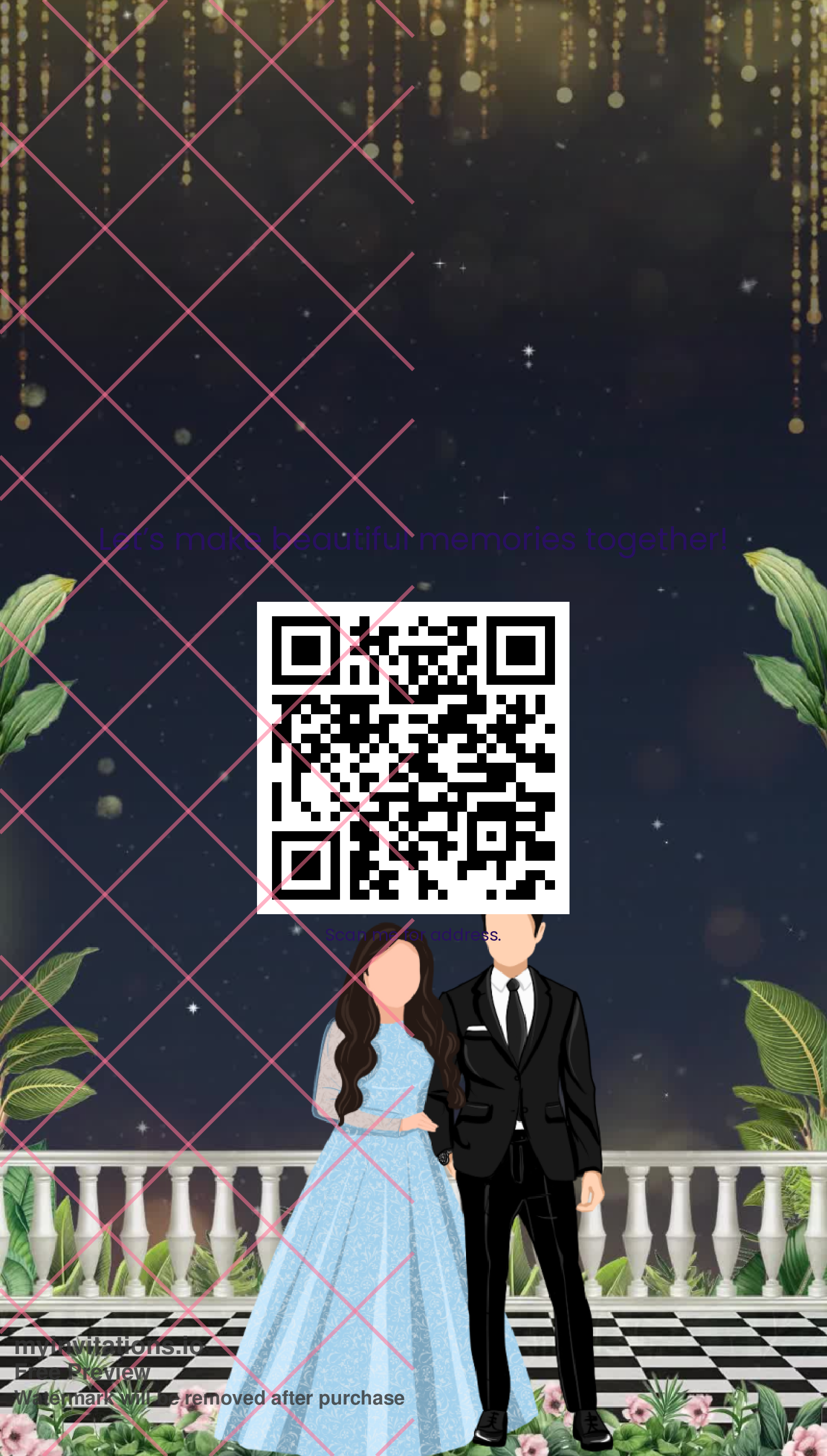 Anniversary invitation two page