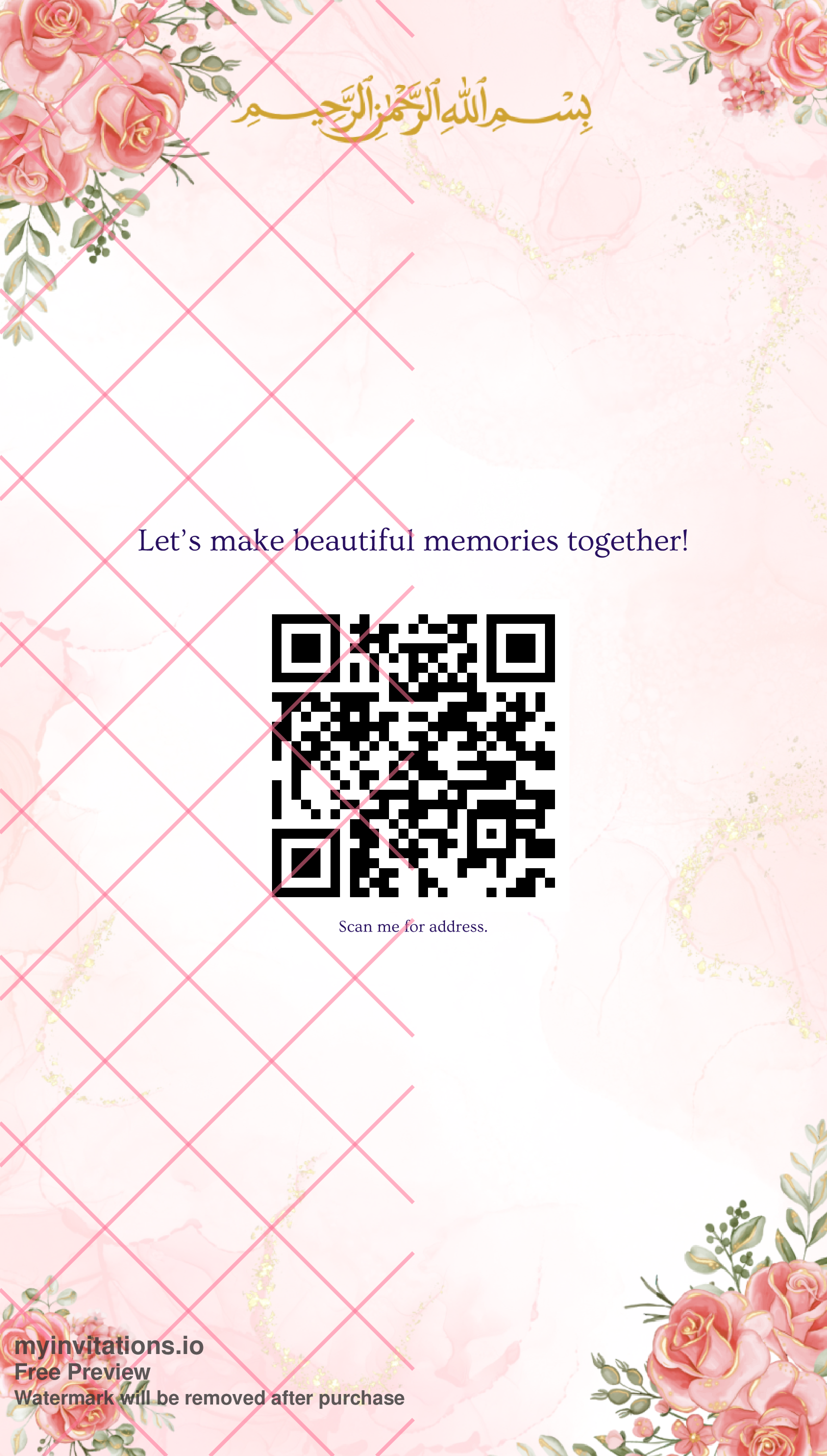 Anniversary invitation two page