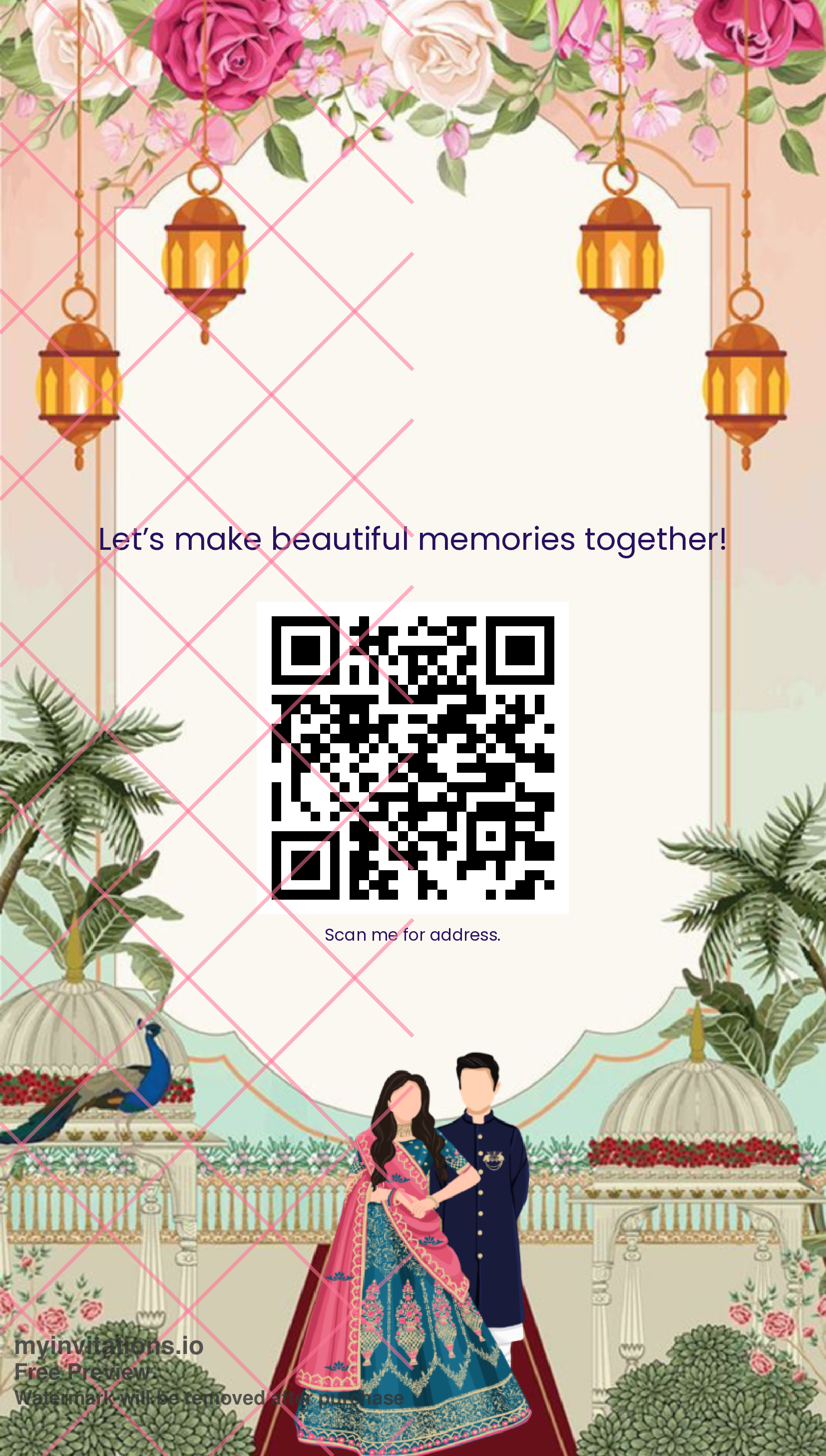 Anniversary invitation two page