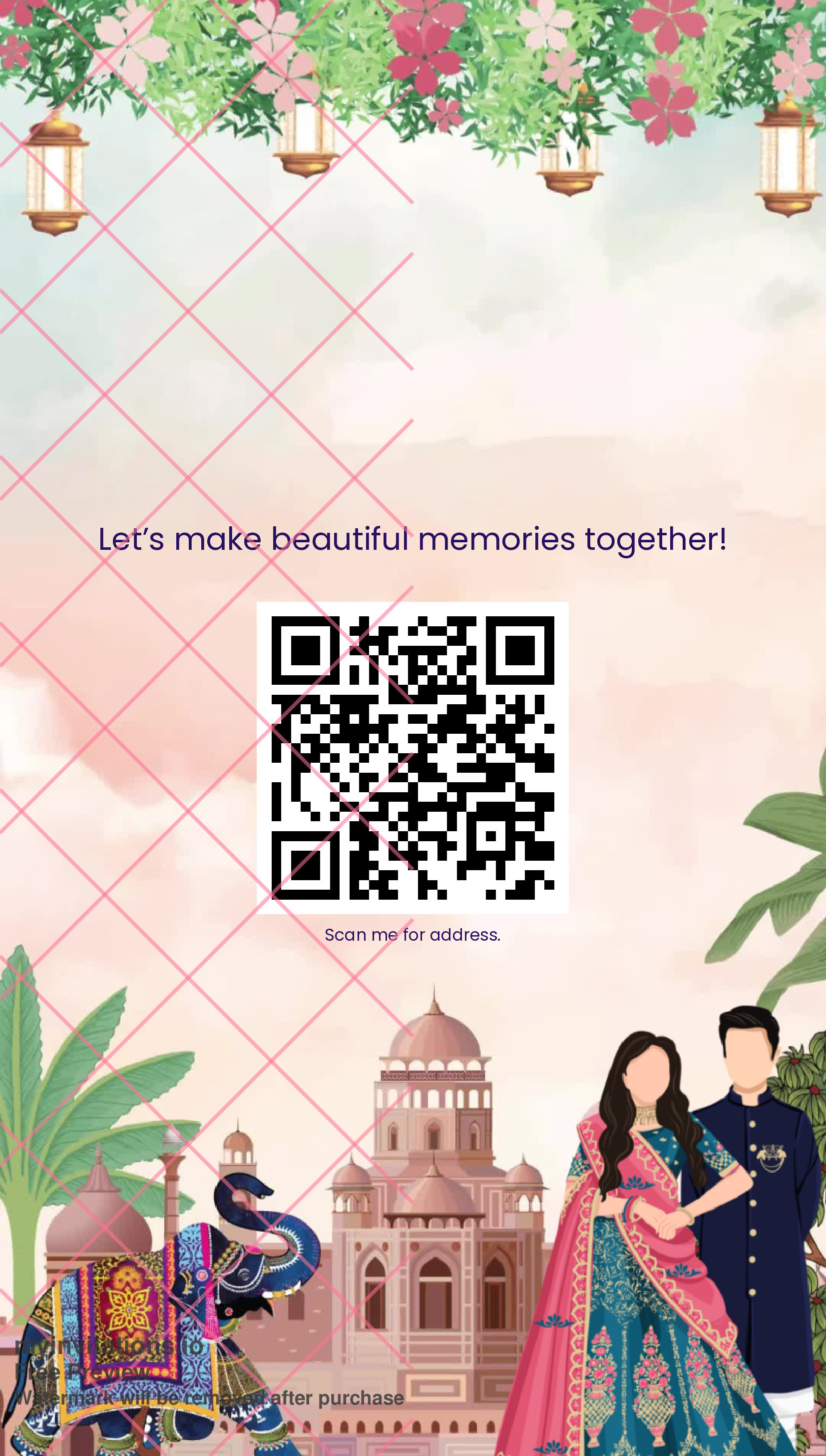 Anniversary invitation two page