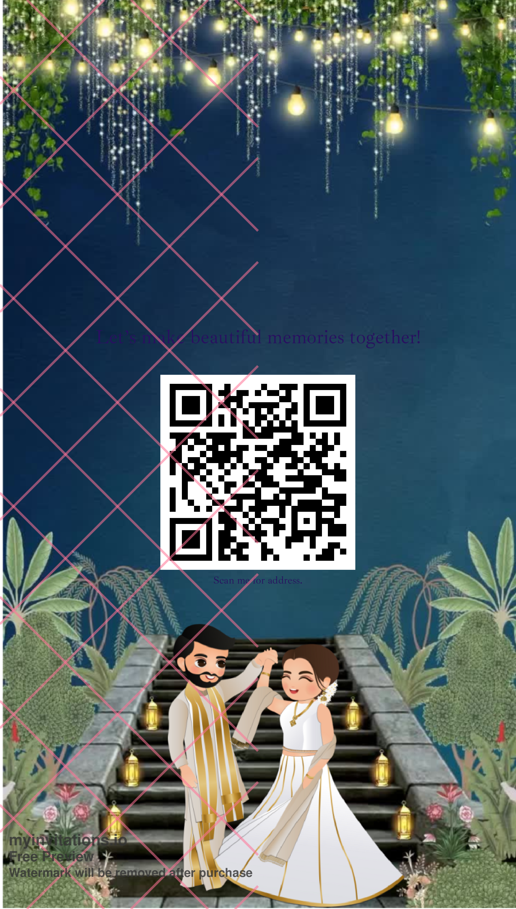 Anniversary invitation Two page