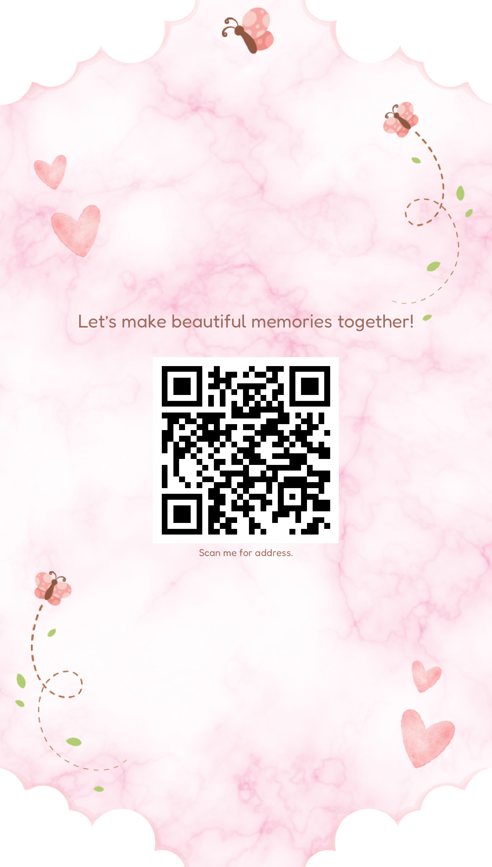 Cute Butterfly Birthday Invitation Card – Editable Template