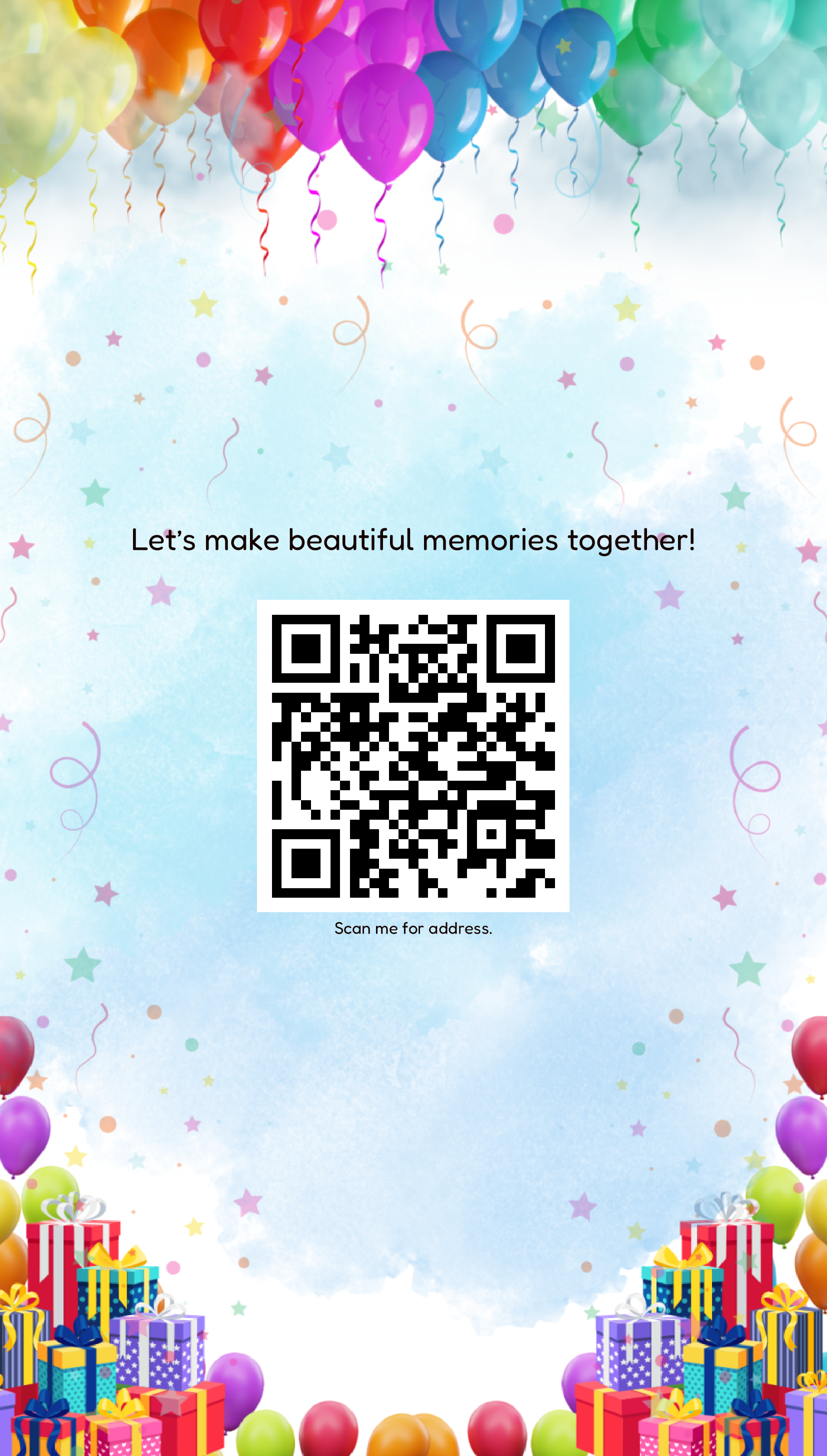 4th Birthday Invitation Templates | Balloons & Gifts Theme -  Printable, Personalized, Digital & Evites