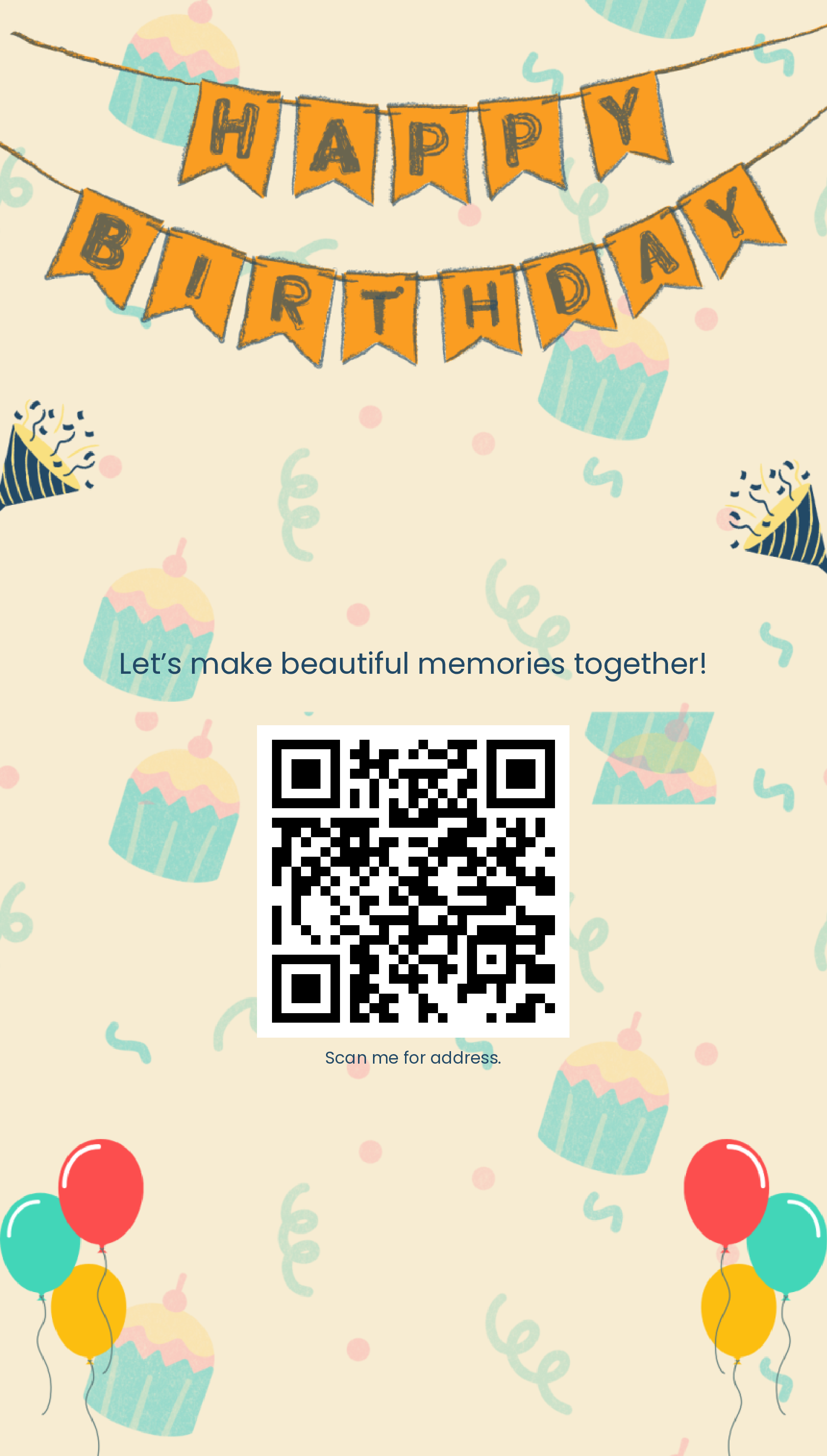 Cakes and Candles filled Birthday Card