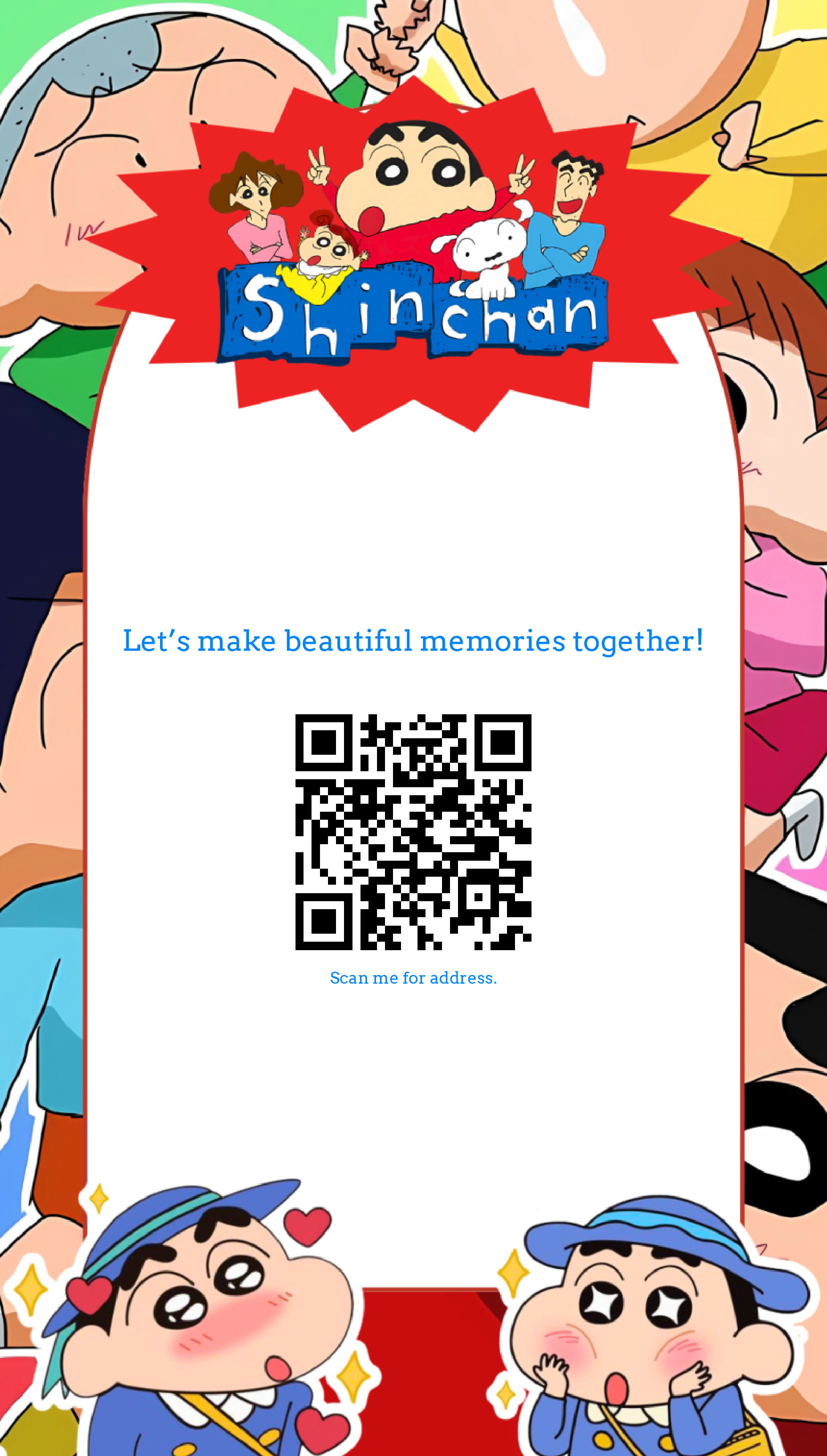 Shinchan Birthday Invitation Card – Editable Online