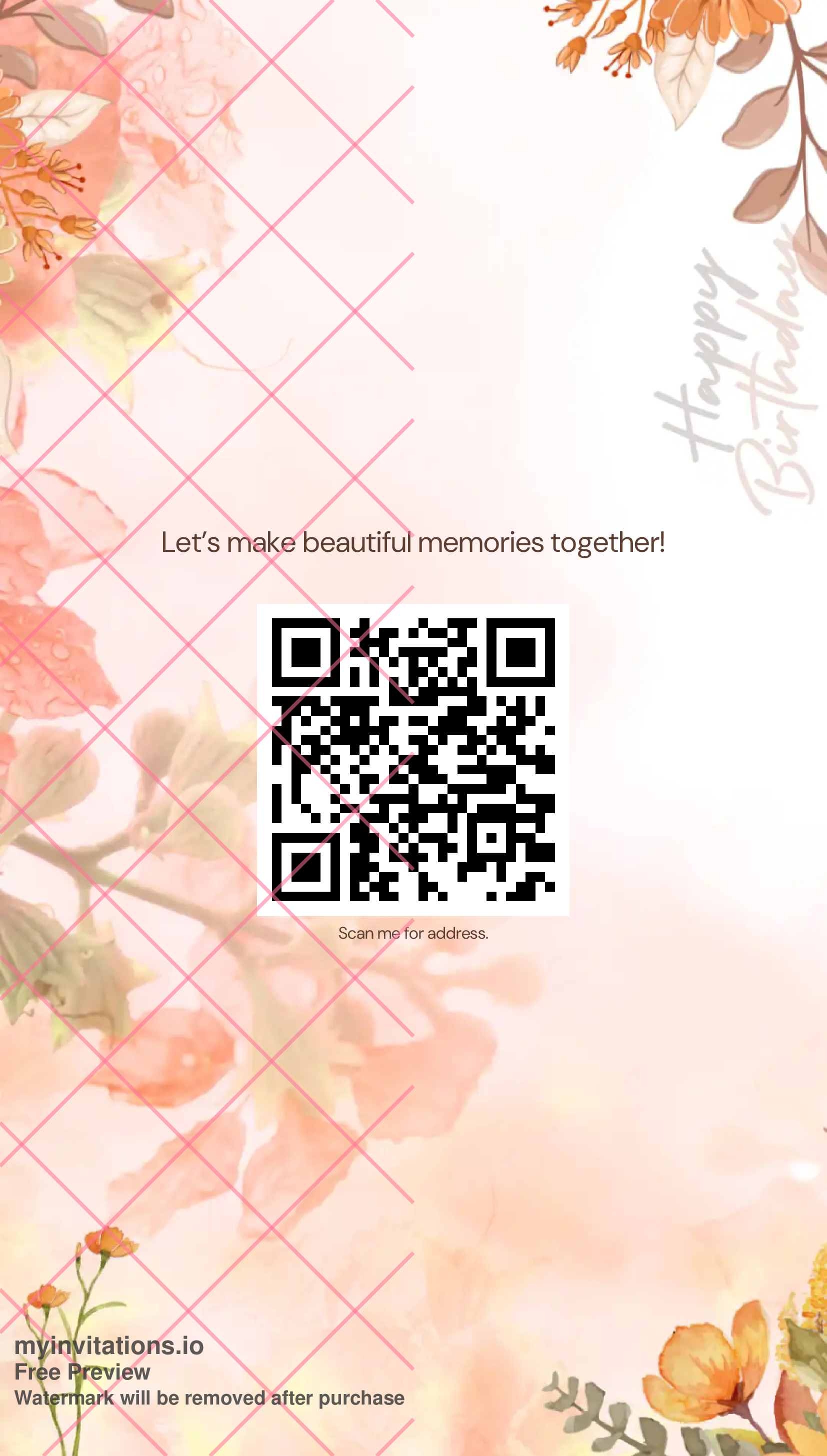 Birthday Invitation Template