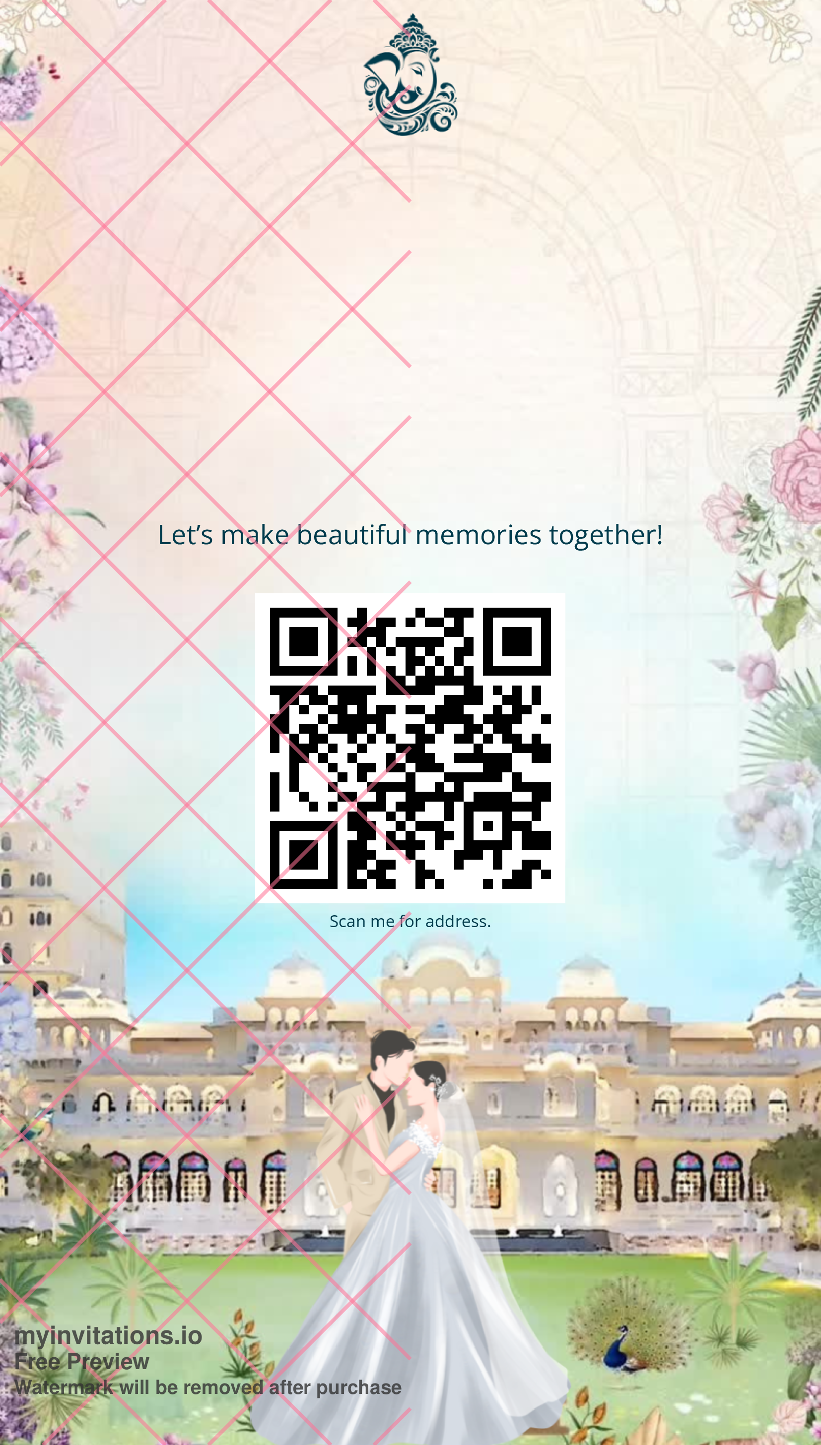 Modern Wedding E-Invite