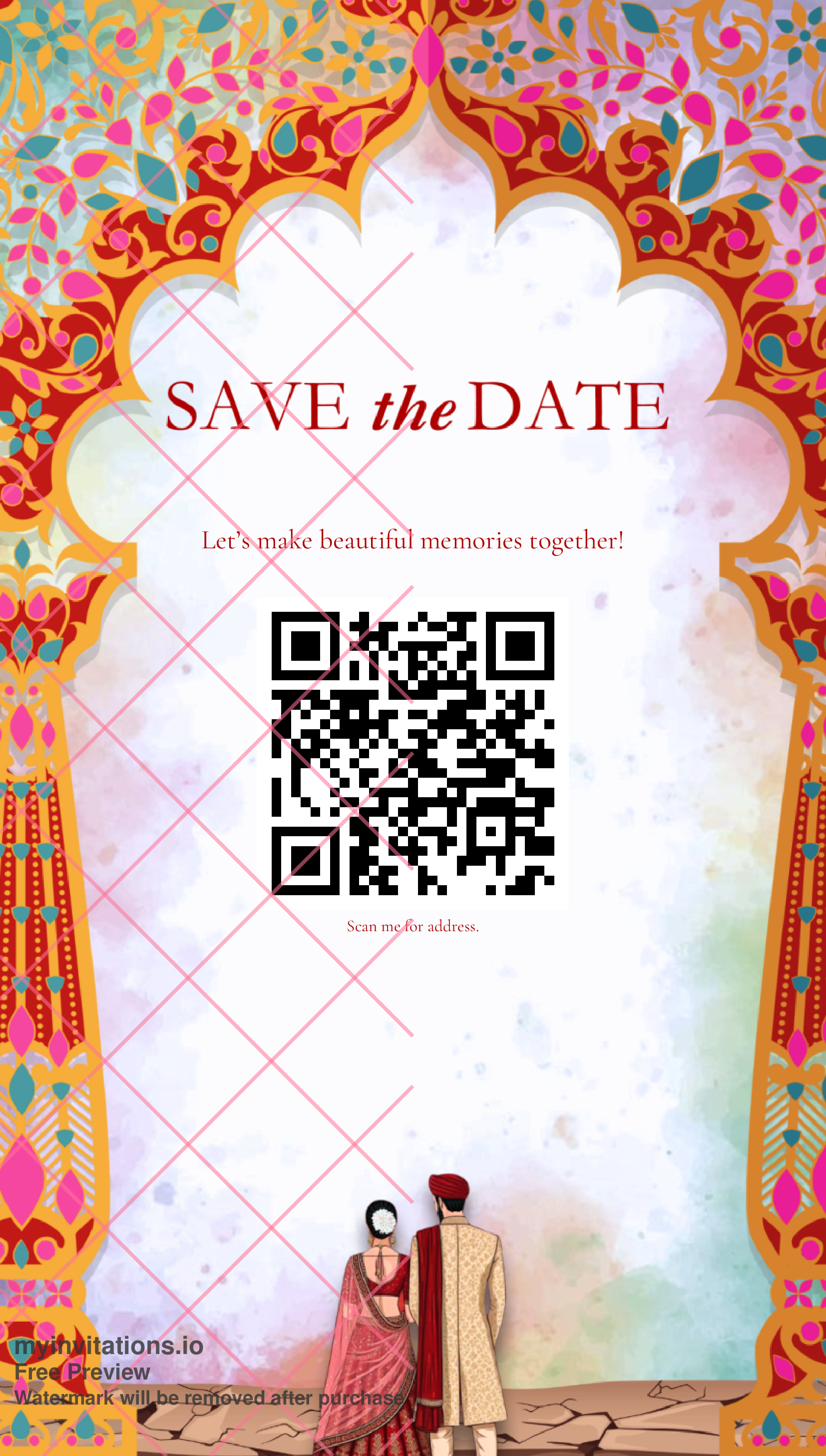 Modern Two Page Wedding E-Invite