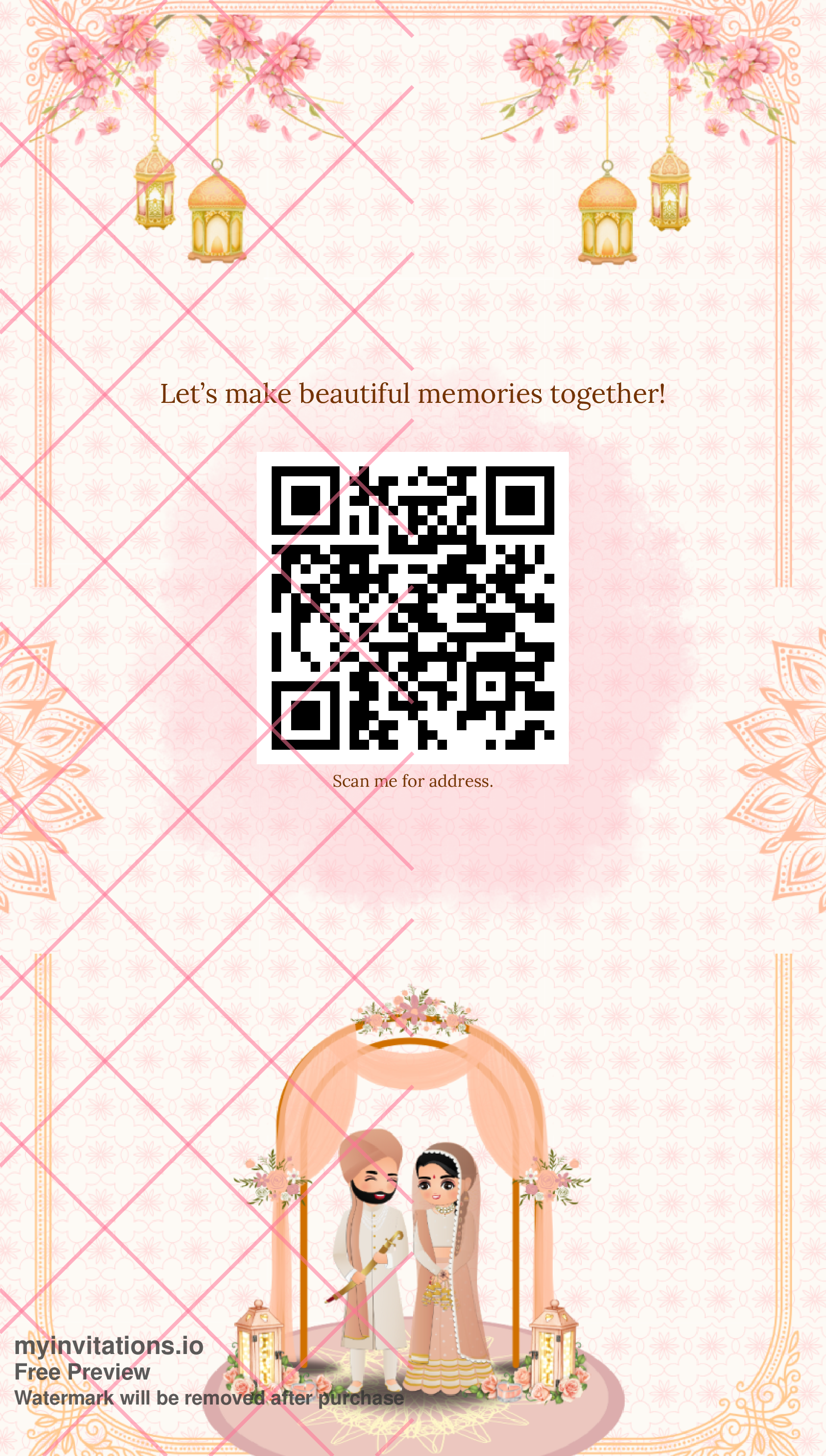 Elegant Wedding Invitation Card