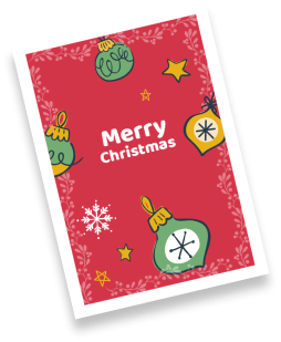 merry Christmas red