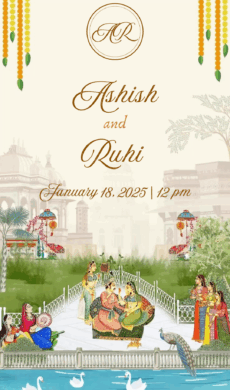 Royal wedding invitation
