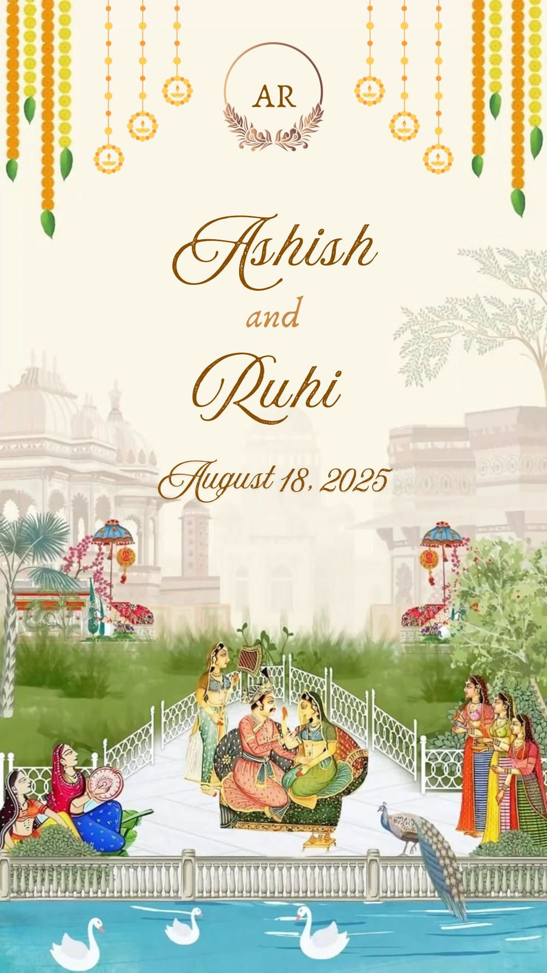 Royal wedding invitation