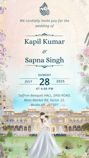 Wedding invitation
