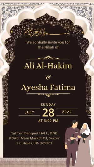 Wedding invitation