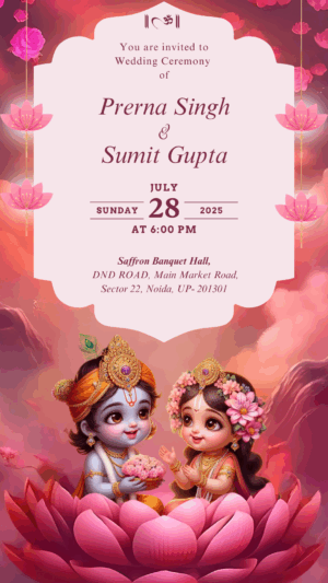 Wedding invitation
