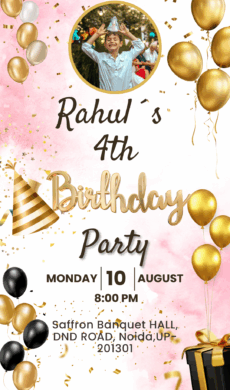 Kids’ Birthday Invitations Template