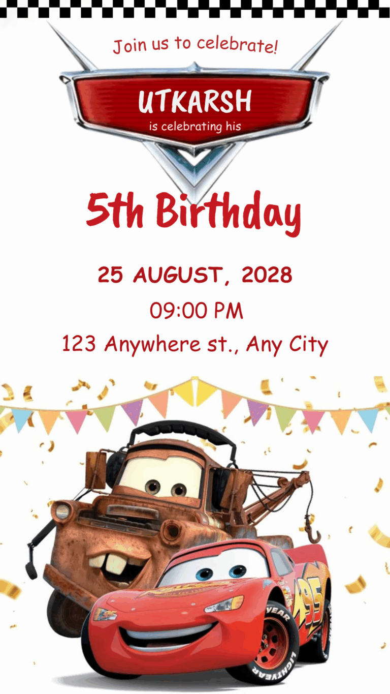 Birthday Invitation Template