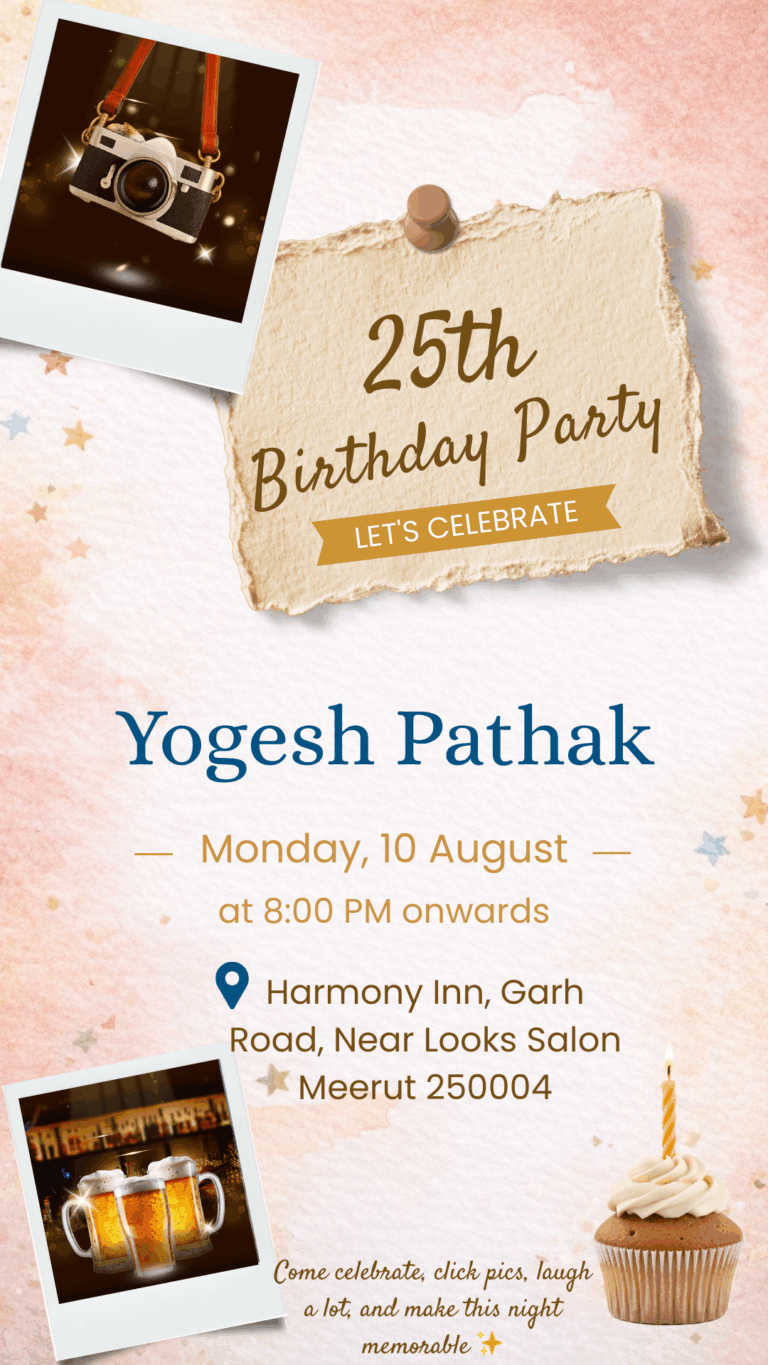 Birthday Invitation Template
