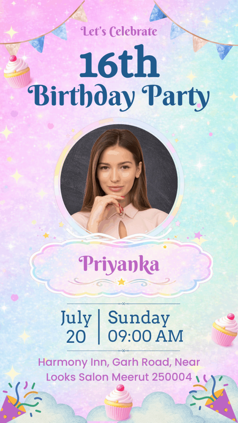 Birthday Invitation Template