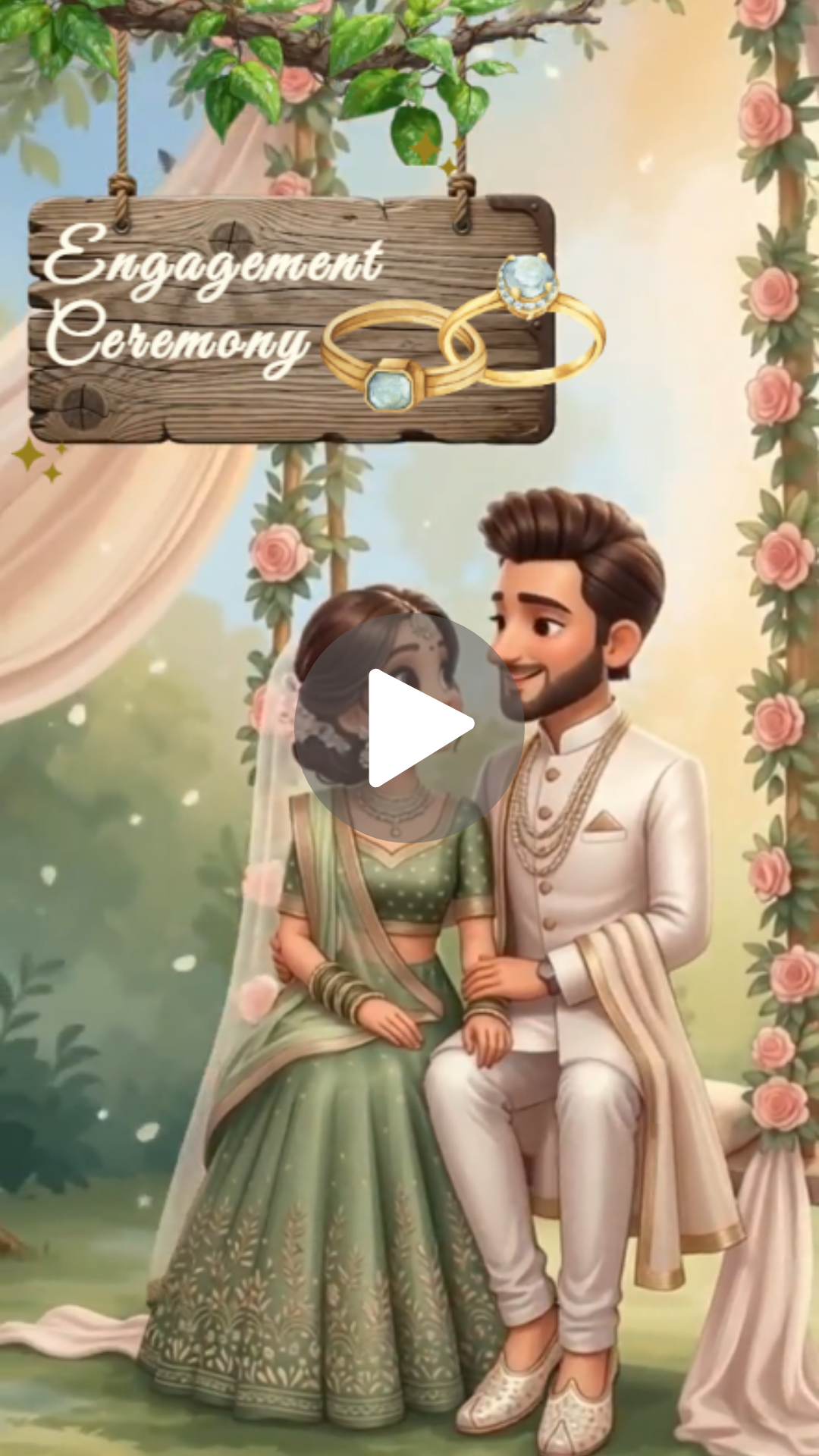 Animated Engagement Invitation Video