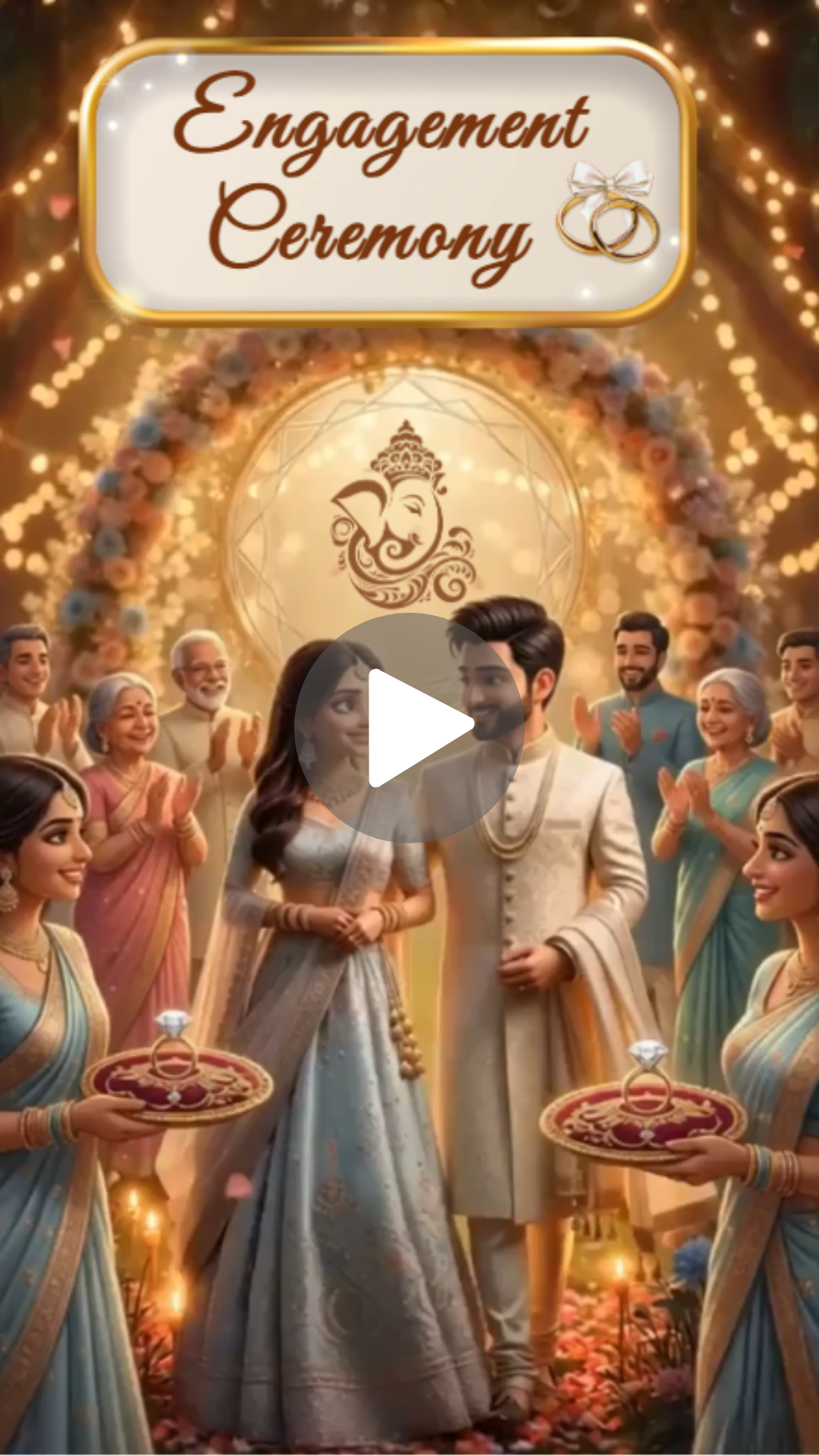 Royal Engagement Ceremony Invitation Video