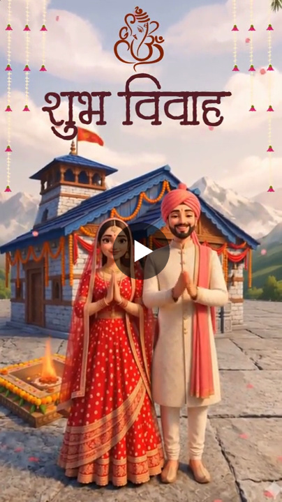 Shubh Vivah Hindu Wedding Invitation
