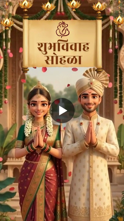 Shubh Vivah Marathi Wedding Invitation
