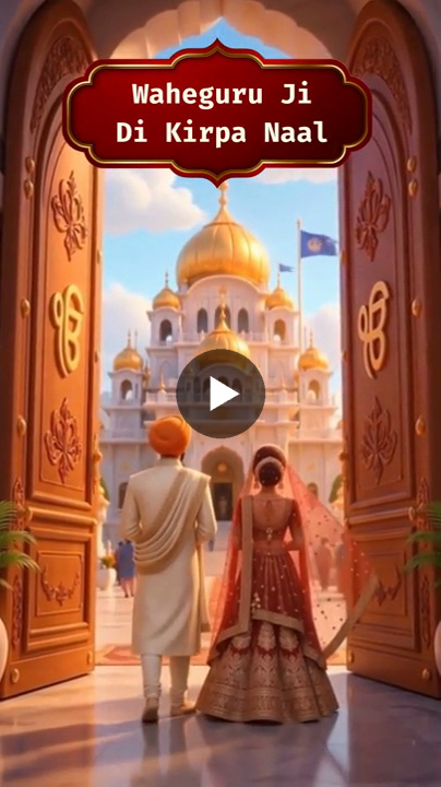 Majestic Punjabi Wedding Invitation