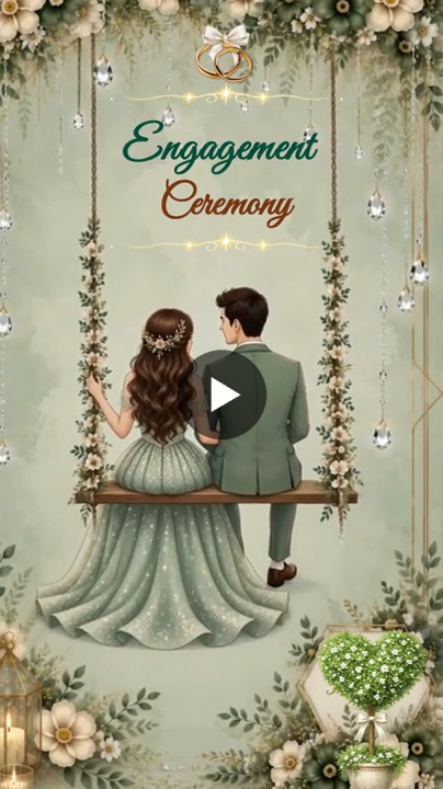 Enchanted Swing Engagement Invitation Video