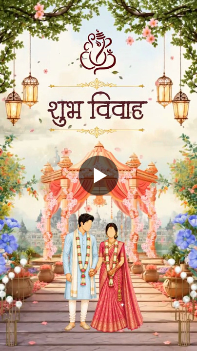 Shubh Vivah Enchanted Wedding Video Invitation