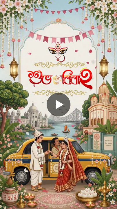 Bengali Traditional Wedding Invitation Video