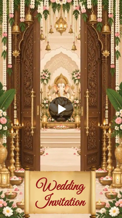 Ganesha Mandir Blessings – Wedding Video