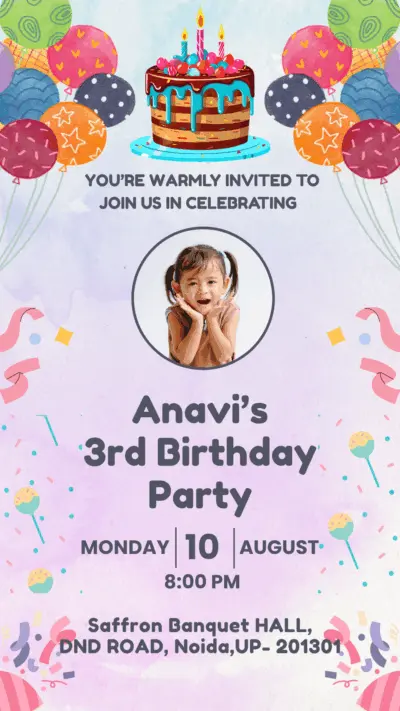 Third Birthday Cheer
