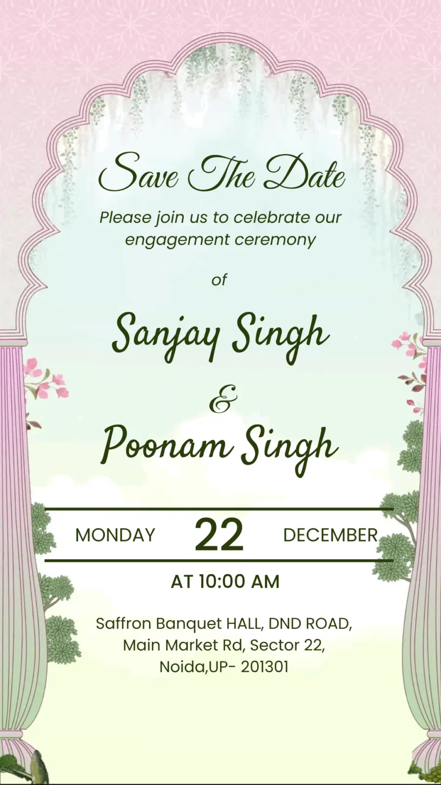 Delicate Floral – Engagement PDF