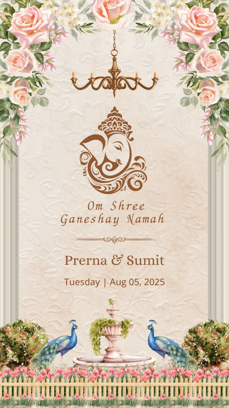 Cream Serenity – Wedding PDF Hindu