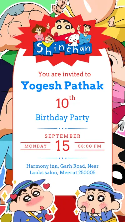 Shinchan Party Fun