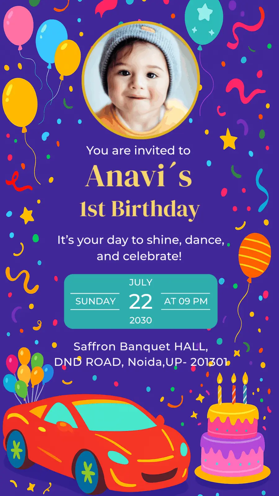 Colorful Celebration – Birthday PDF Kids