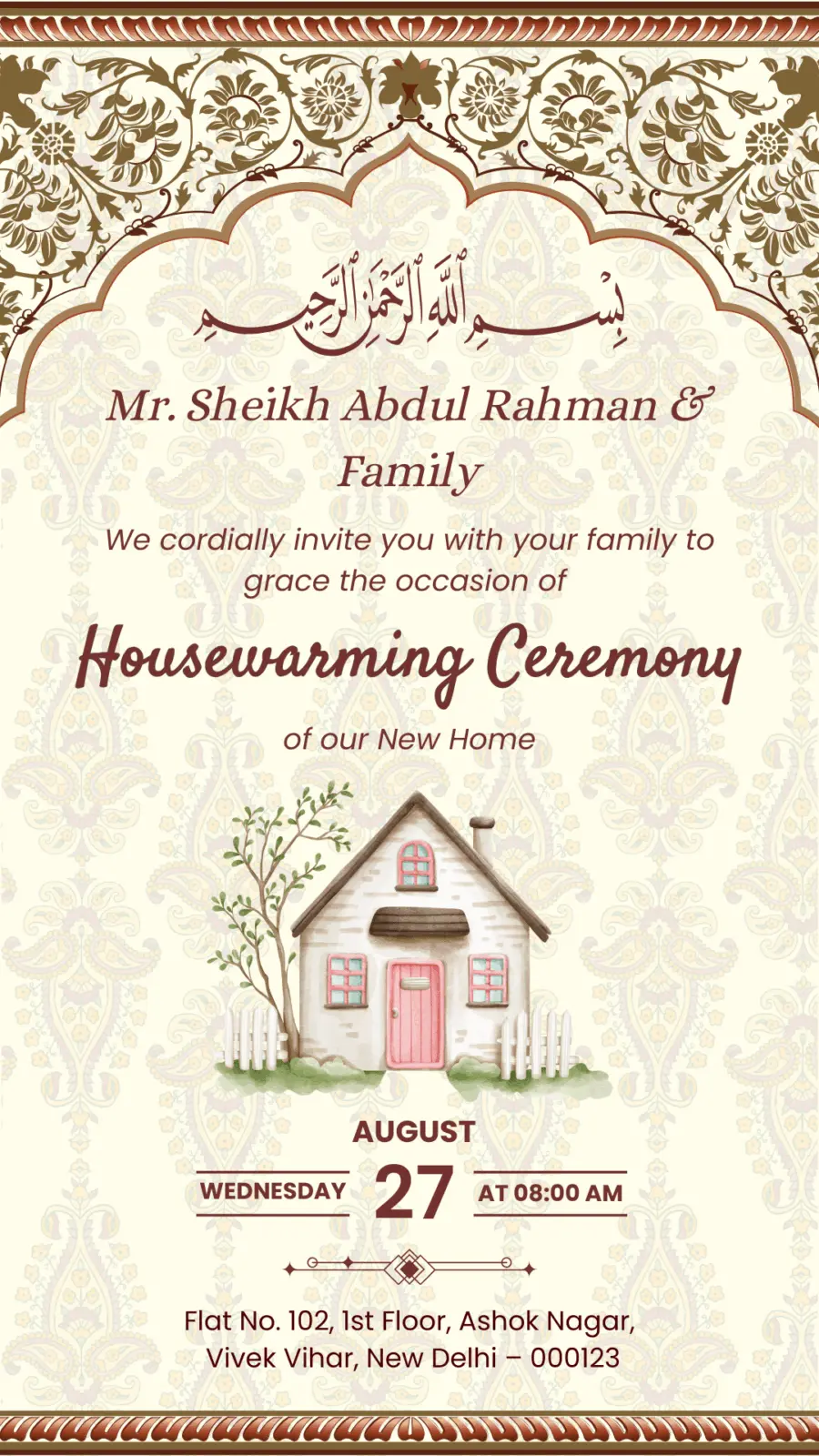 Charming Pastel – House Warming PDF Muslim