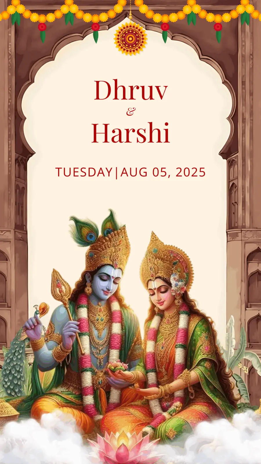 Radha Krishna Eternal Blessings – Wedding PDF Hindu